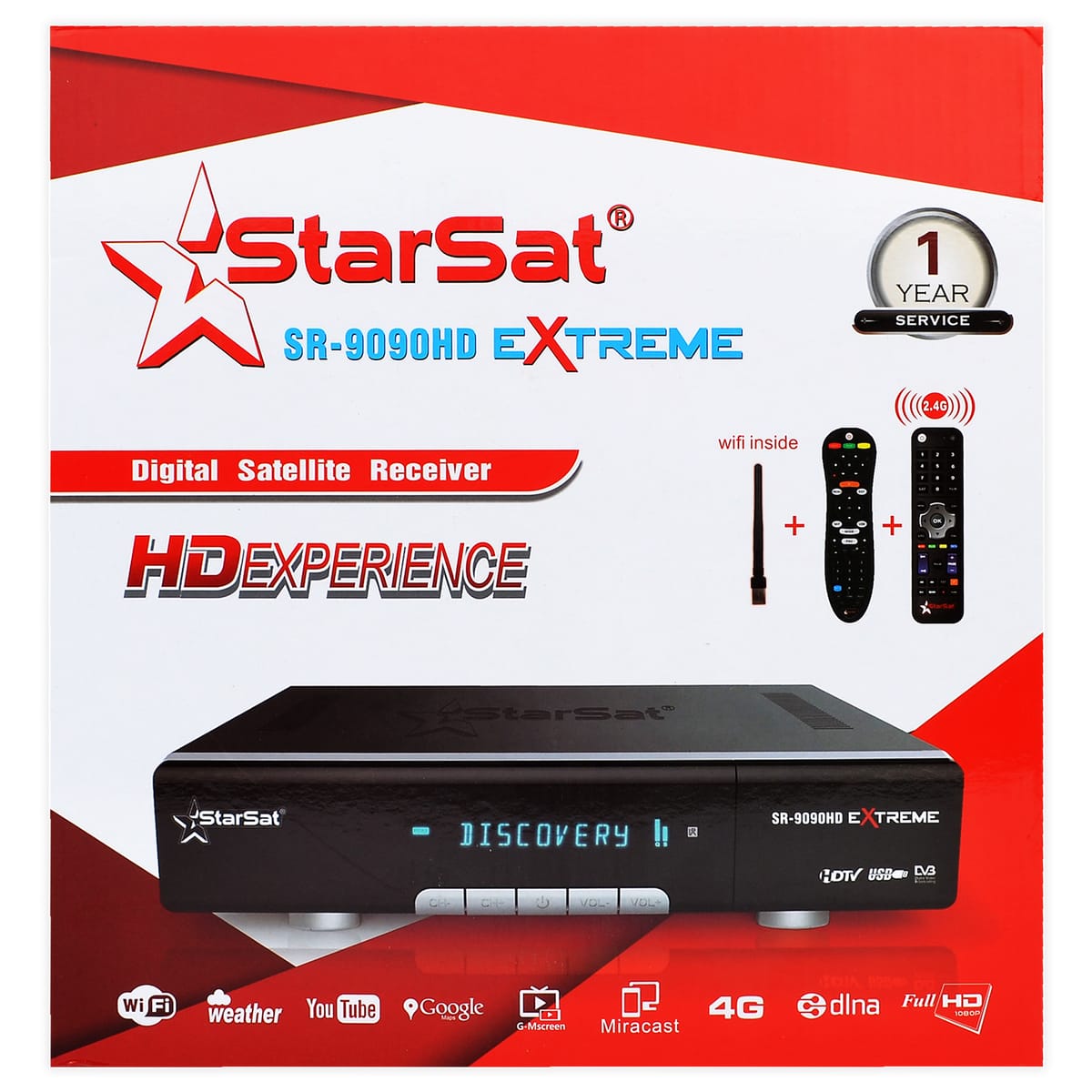 SR-9090HD EXTREME V204 Firmware Update