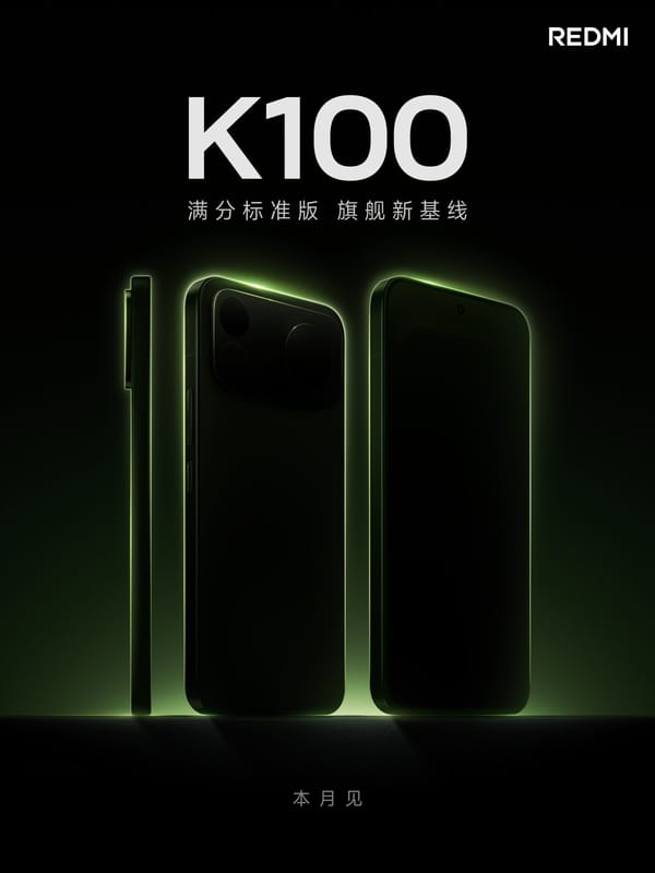 Xiaomi Confirms Standard Redmi K100 Launch for This Month With Rumored Snapdragon 8 Elite and 10,000mAh+ Battery